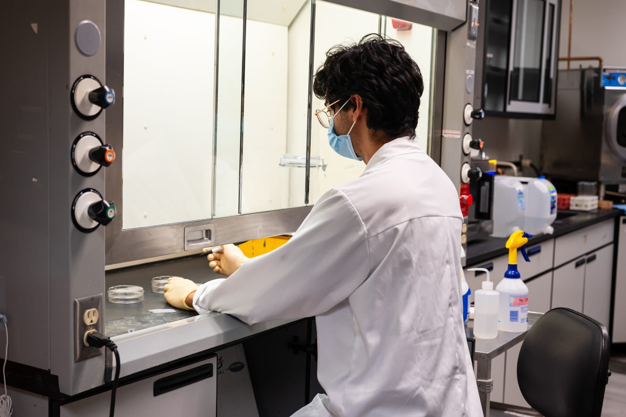 Hands-on formulation and quality work in the lab
